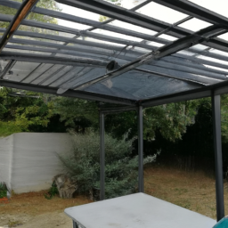 Aménagement de pergola avec fermeture loggia en PVC Somain